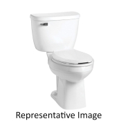 Mansfield® 148010000 Toilet Bowl, Flushmate IV™ Flush, 17-5/16 in Bowl Height, Glaze, 2-1/8 in, 12 in Rough-In, White