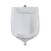 Mansfield® 414UHE Urinal, 0.125 gpf, 0.5 gpf, 1 gpf, Wall Installation / Mounting, 26-3/4 in Height, 18-7/8 in Width