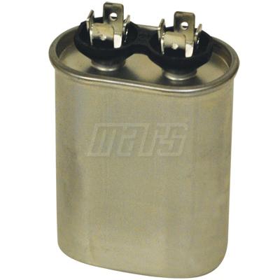 Mars® Blue Box 12030 Motor Run Capacitor, MFD Rating: 6 uF, 370/440 V, Oval, 4-3/4 in H, 2.056 in W