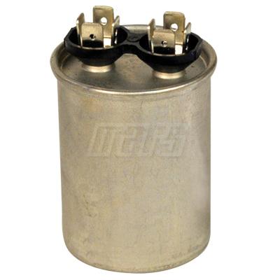 Mars® Blue Box 12243 Motor Run Capacitor, MFD Rating: 35 uF, 370/440 VAC, Round, 2 in Dia, 4-1/4 in H, 2 in D