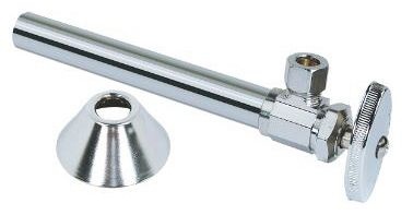 BrassCraft CS40BXC Angle 3/8OD Stop W/5 Lead Free