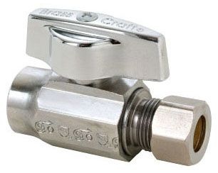 BrassCraft KTR14XC 1/2"C Q/turn Straight Lead Free