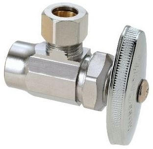 BrassCraft R19XR 1/2X3/8 Angle Stop Lead Free