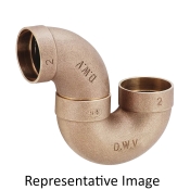 Matco-Norca™ PTRAP07L P-Trap, P-Trap, 1-1/2 in Inlet Connection, C Inlet Connection, 1-1/2 in Outlet Connection