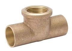 Mueller Industries Inc A01538NL Lead Free ID 3/4 Cxcxf Tee OD 7/8X7/8X3/4 (Matco CTF0404LF)