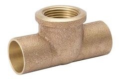 Mueller Industries Inc A01548NL Lead Free ID 3/4 Cxfxc Tee OD 7/8 (Matco CTF04T04LF)