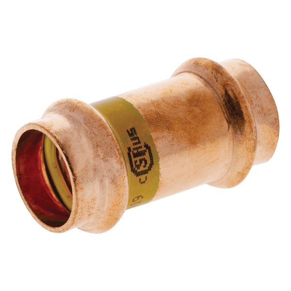 NIBCO® PressG™ PCH600-DS Series 9001450HPC Coupling, 1 in Press x 1 in Press, Copper