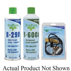 Nu-Calgon 4175-21 Ecopure Refrigerant, 10.6 Oz Capacity, Canister, Colorless, Gas