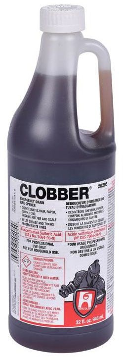 Dearborn 20205 1QT Clobber Drain Clnr