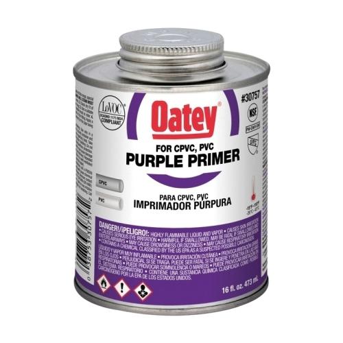 Oatey® 30757 Primer, 16 oz, Liquid, Purple, Solvent
