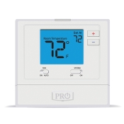 PRO1® T771 Non-Programmable Thermostat, 1H/1C Stages, Battery, Hardwired Power Source, 4.4 in Height, 4.7 in Width