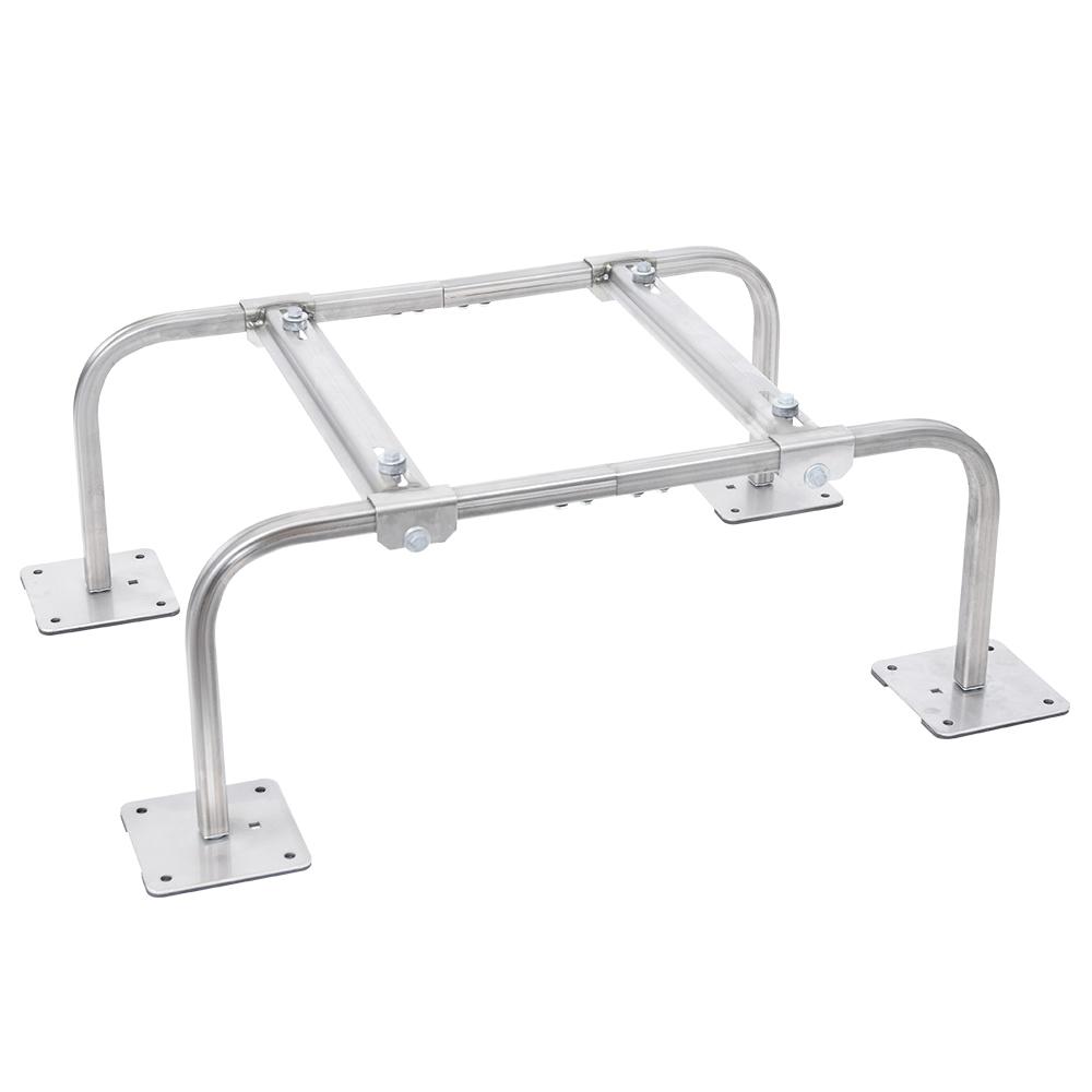 Quick-Sling QSMS1201-SS 12" Mini-Split Fixed Stand Wide Version Stainless Steel