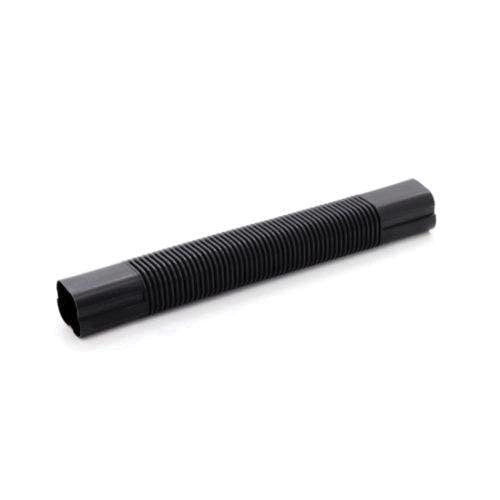 RectorSeal® SLIMDUCT™ 85049 Flexible Elbow, PVC, Black, 31-1/2 in L, 4 in W, 2-3/4 in H