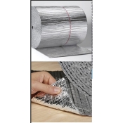 Reflectix HVBP60050 Duct Insulation, R6 R-Value, 5/16 in Thickness, 5 ft Width, 50 ft Length, Aluminum/Polyethylene