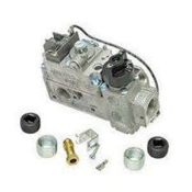 Robertshaw® 710-501 Low Capacity Gas Valve, Liquid Propane, Natural Gas Fuel, 250-750 mV, 1/2 in Gas Valve Inlet Size