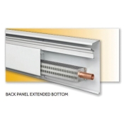 SUNTEMP SUS-10 Complete Unit Baseboard Heater, Hot Water, Copper, Copper Tube, 4 gpm, 120 to 180 deg F, 10 ft Length