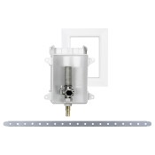 Sioux Chief 696-G1010XF Ice Maker Box With Frame, 4 in, 3-1/2 in, 5-1/2 in, ABS, 1/2 in Inlet Connection, Yes, Brass