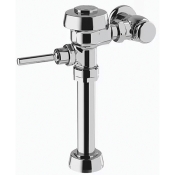 Sloan® Royal® 3010000 Exposed Manual Water Closet Flushometer, 1.6 gpf, 1-1/2 in Spud, Top Spud Location, Brass, No