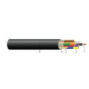Southwire® 58225705 Mini-Split Cable, 14 AWG Wire, 4 Conductors, 50 ft Length, 600 V, Stranded Solid/Stranded