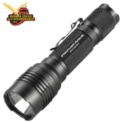 Streamline® PROTAC HL® 88040 Handheld Flashlight, 35 to 750 Lumens, 60 to 270 m Beam Distance, Aluminum, Black