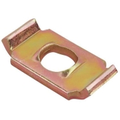 Superstrut® AB242 Square Washer, Steel, Gold Galvanized, Washer Function Type