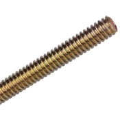Superstrut® H1041/2X6 Threaded Rod, 6 ft Length, 1/2 in Diameter, Steel, Gold Galvanized