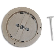 TRUaire® 801X06 Butterfly Damper With Installation Ring, 6 in Diameter