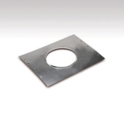 TRUaire® 81955 Rough-in Flange, For Duct Size: 7 in, Round Duct, 16 in Length, 16 in Width, Silver, Square Shape