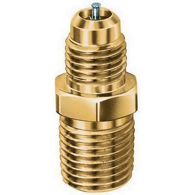 JB Industries A31482 Access Valve, 1/4 x 1/8 in, SAE Male Flared x MPT, Brass