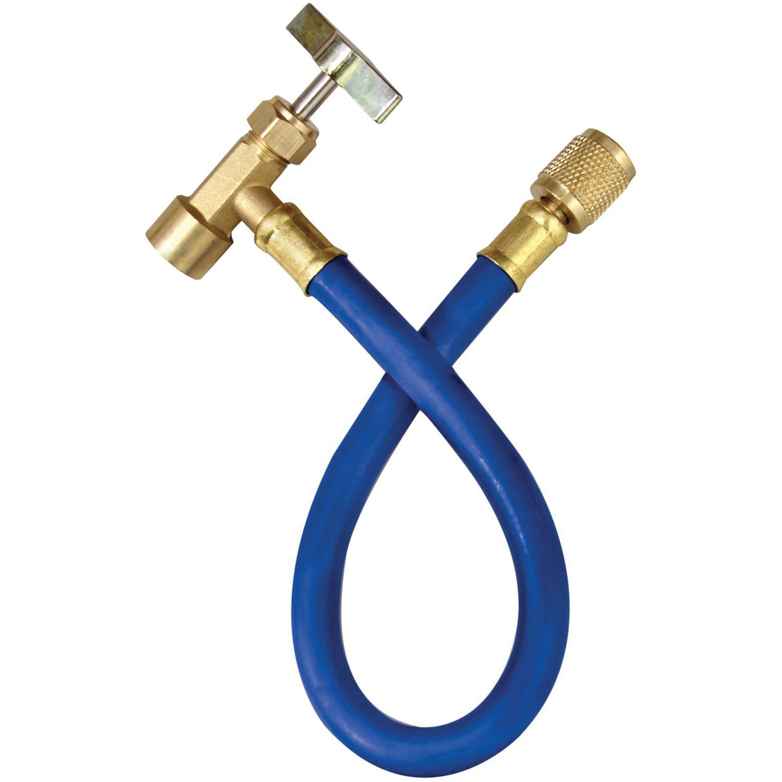 Nu-Calgon 4051-99 A/C Piercing Valve and Hose, 1/4 in, Flared