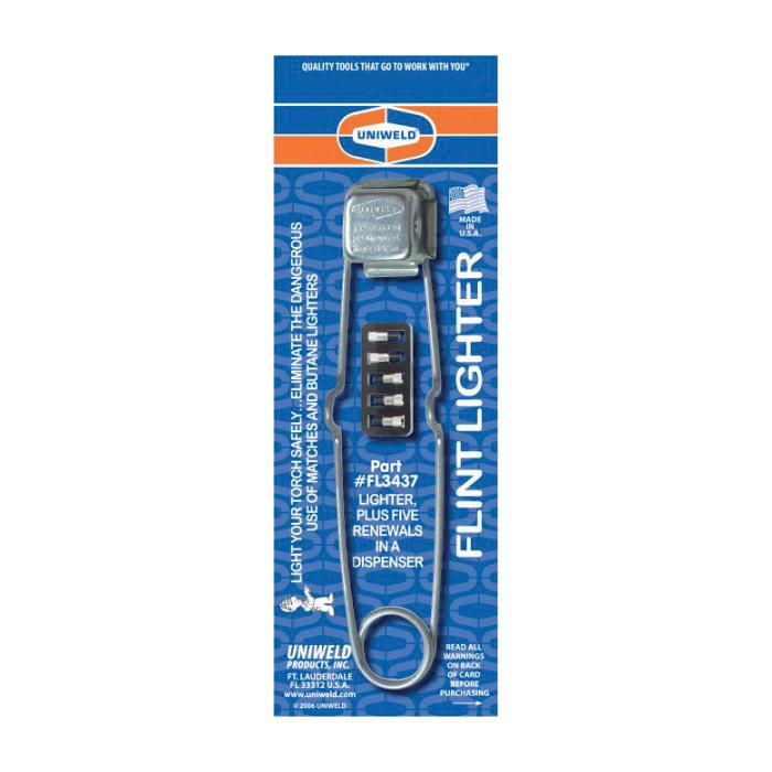 UNIWELD FL3437 Lighter with Flints