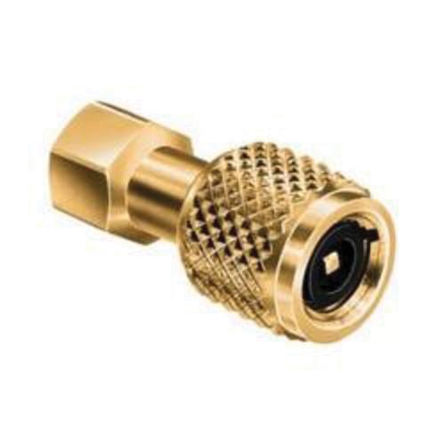 JB Industries QC-S4A Quick Coupler, 1/4 x 1/8 in, Quick-Connect x Female NPT, Brass
