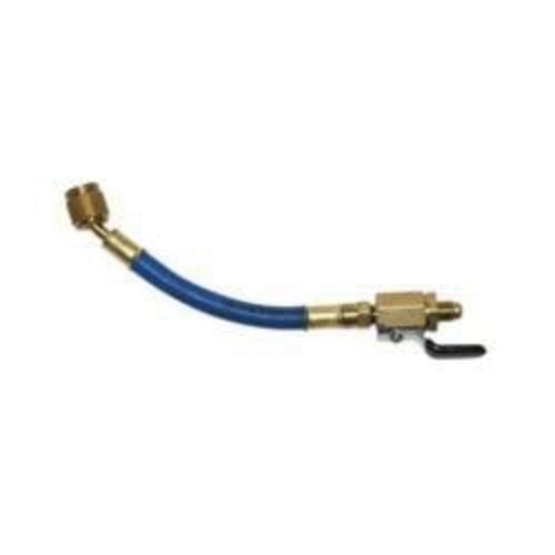 JB Industries KOBRA® CLV6 Series CLV-6Y Charging Hose With Shut-Off Ball Valve, 6 in L, Kevlar®, Yellow
