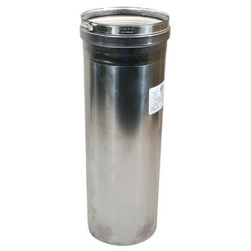 Z-Flex® 2SVEPWCF0405 Pipe, 4 in, 60 in L, Gasketed, Stainless Steel