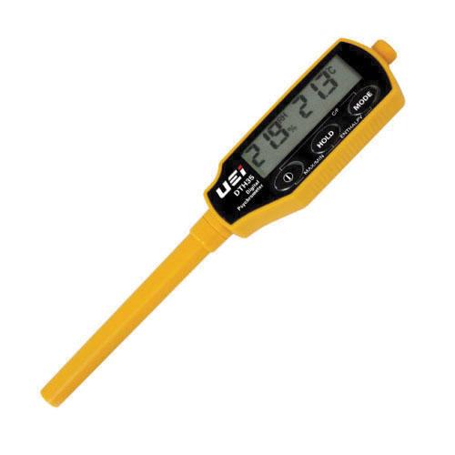 UEi TEST INSTRUMENTS™ DTH35 Digital Psychrometer, +/-3 % Accuracy, -4 to 122 deg F, 0 to 99.9 % Humidity