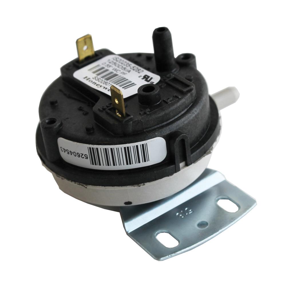 UTICA SS00801 Pressure Switch, 1/4 in Barbed, SPST, 0.55 in-WC