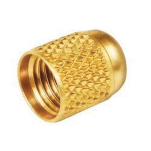 JB Industries NFT5-6 Quick Seal Cap With O-ring, 3/8 in SAE, Brass