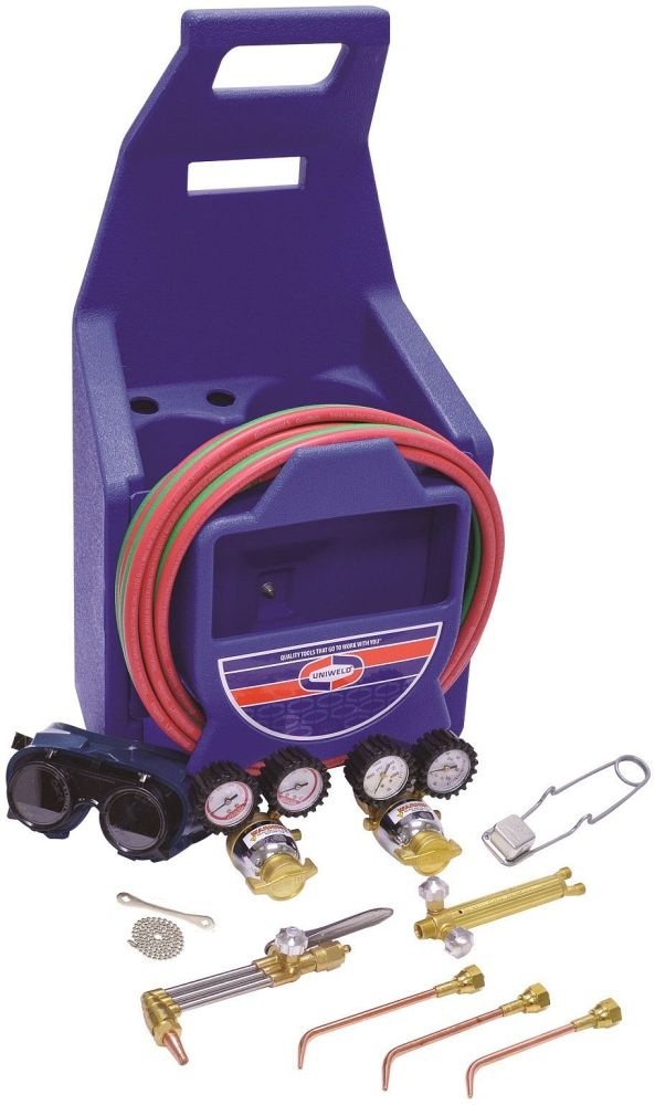 UNIWELD KL71-4P Oxy-Acet Set Up W/ 511 Carrying Stand