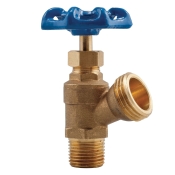 WATTS® 0123618 Boiler Drain Shutoff, 1/2 in Inlet Connection, Male IPS Inlet Connection, 1/2 in Outlet Connection