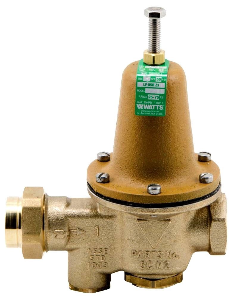 WATTS 9118 0009118 LFU5B-Z3 3/4" Water Pressure Reducing Valve Lead Free
