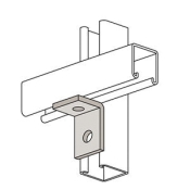 Wesanco-ZSI W5102EG 2-Hole Corner Angle Rack Connector, Electro-Galvanized, Connector Function Type
