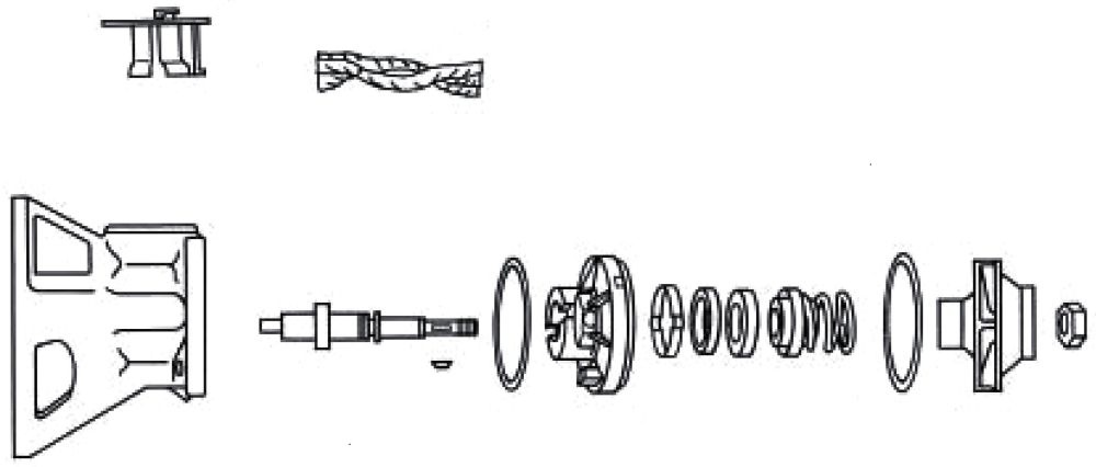 Bell & Gossett 189134LF S/S Bearing Assembly with Plastic Impeller