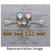 Yellow Jacket® 49010 Replacement Lens, Connection Size 1: 2-1/2 in, Connection Type 1: Female, Plastic, Clear