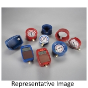 Yellow Jacket® 49190 Manifold Gauge Boot Set, Rubber, Blue/Red