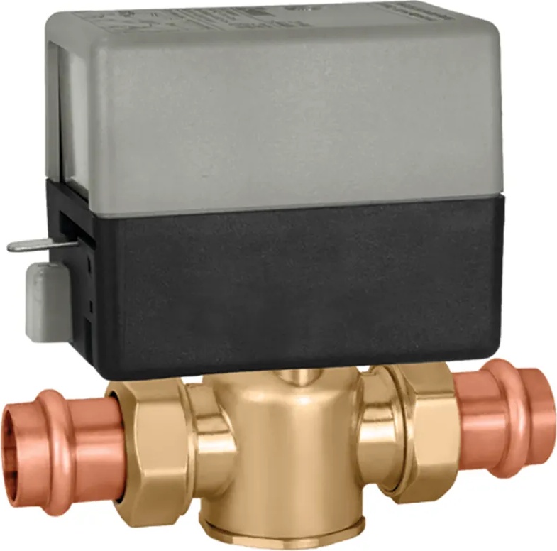 Caleffi Z55P Z-One 2-Way Zone Valve - 3/4 In Press, 7.5 Cv, 24V