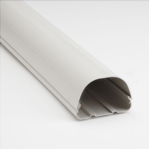 Fortress 84104 Wall Duct - 8 Ft X 4-1/2 In, White
