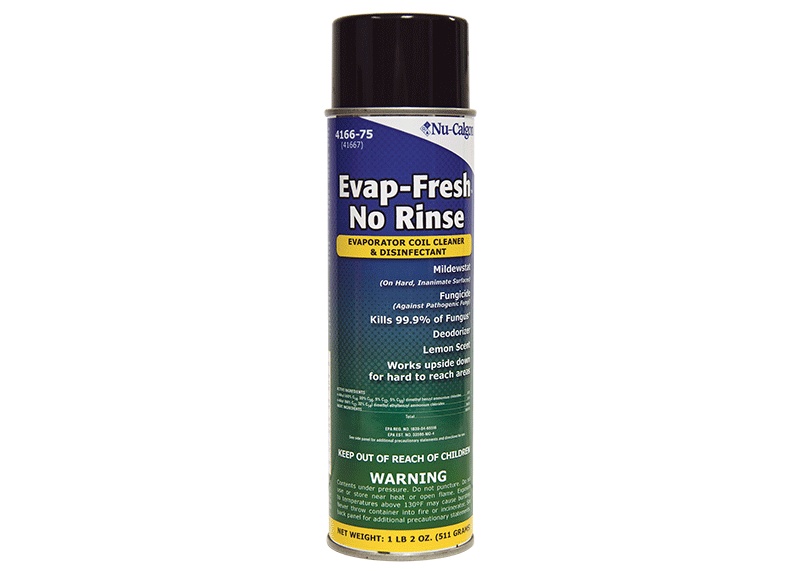 Nu-Calgon 4166-75 Evap-Fresh Disinfectant Coil Cleaner - 18 Oz, No-Rinse Aerosol