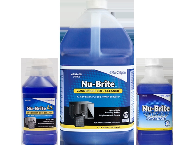 Nu-Calgon 4291-08 Nu-Brite Condenser Coil Cleaner - 1 Gal
