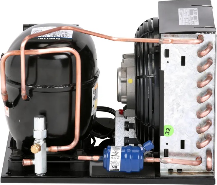 Copeland™ M6KP-0102-CAV-177 Zrk5 Series Refrigeration Condensing Unit - 1 Hp, 208/230V