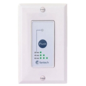 fantech® 44794 Pushbutton Timer, 12 V, Screw Terminal Electrical Connection, 20/40/60 min Response, 4-1/8 in Height